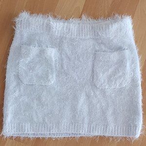 H&M Powder blue soft fluff skirt with tag (kids)